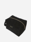 Black Corduroy Essentials Pouch