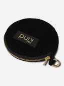 The Black Corduroy Coin Purse