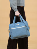 Cloud Denim Laptop Bag