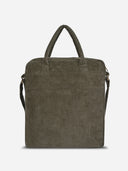 Olive Corduroy City Tote
