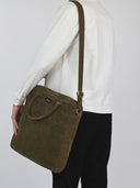 Olive Corduroy City Tote