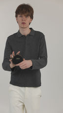 The Black Corduroy Coin Purse