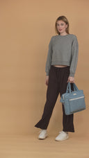 Cloud Denim Laptop Bag
