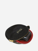The Black Corduroy Coin Purse